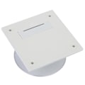 Miniatyrbillede 2 af 5: Sol- og batteridrevet skærmstativ Roterende drejebord White