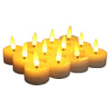 Pikkukuva 1 / 9: 12 kpl LED-valoakku Elektroninen valo - Keltainen valo Yellow