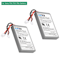 Miniatyrbillede 3 af 4: 2000mAh genopladeligt batteri til Sony Playstation PS4-controller White