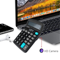 Pikkukuva 10 / 11: WiFi-laskin piilokamera HD 4K Mini Cam -tuki 128 Gt TF-kortti (TF-kortti ei sisälly) Black