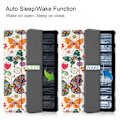 Miniatyrbilde 7 av 11: Nokia T21 Trifold Stativ Sleep/Wake Tablettdeksel - Sommerfugler Multicolor