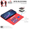 Pikkukuva 4 / 5: BINFEN COLOR Xiaomi Redmi 14C  -puhelinkotelo Korttiteline Red