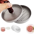 Miniatyrbild 2 av 8: Hamburgare Press + 100st Patty Papers Kött Beef Burger Maker Silver