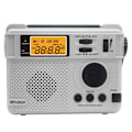 Miniatyrbild 2 av 11: Emergency AM FM-radio Bluetooth spelare Handvevgenerator PowerBank Svart