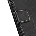 Miniatyrbillede 6 af 7: Litchi Skin Mobiltelefon Taske til OnePlus Nord - Sort Black
