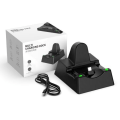 Miniatyrbilde 1 av 6: Kompatibel med Nintendo Switch+Lite + Oled USB-C Ladestativlader Black