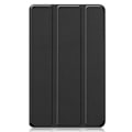 Miniatyrbillede 6 af 8: Mønster Trifoldet Stativbetræk Lenovo Tab M7 (1 Gen) - Sort Black