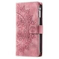 Miniatyrbilde 2 av 6: For iPhone 16e  Lommebok Deksel Shell Mandala Blomstermønster Pink