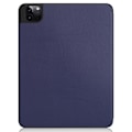Pikkukuva 5 / 6: For iPad Pro 11 2021 Tri-fold Stand Tablet Case Cover - DarkBlue Dark blue