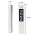 Miniatyrbild 7 av 10: 3-i-1 detektor test för vattenkvalitet LCD TDS EC TEMP testpenna Temperatur Vit