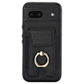 Pikkukuva 4 / 8: Google Pixel 8a Kickstand Case Puhelimen Suojakotelo Korttipaikoilla Black