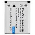 Miniatyrbillede 3 af 5: LI-40B/42B batteri til Olympus FE20/FE320 osv White