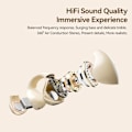 Pikkukuva 7 / 8: ESSAGER Bluetooth Headset Langattomat kuulokkeet Hienkestävät - beige Beige