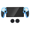 Miniatyrbillede 11 af 11: Playstation 5 / PS5 Silikone Skin Cover Case Anti-Slip Protection + Joystick Caps - Blå Blue