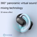 Miniatyrbillede 7 af 11: Bluetooth 5.3 Hovedtelefoner Bone Conduction Trådløse øretelefoner Black