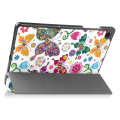Miniatyrbilde 7 av 7: Tri-fold Stativveske for Samsung Galaxy Tab A9 8.7\" - Sommerfugler Multicolor