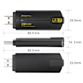 Miniatyrbillede 2 af 10: BE6500 Driver Gratis 6500M Tri Band WiFi 7 USB 3.0 trådløs netværkskortadapter Black