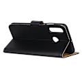 Miniatyrbillede 6 af 10: Samsung Galaxy A20s Pung Stand Beskyttende Telefonetui - Sort Black