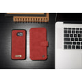 Miniatyrbillede 11 af 11: CASEME Samsung Galaxy S7 Edge Retro läder plånboksfodral Röd Red