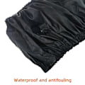 Miniatyrbilde 7 av 10: 2 stk Beskyttelseshjul Barnevogn Oxford stoff mot smuss str S for 18-20 cm forhjul Black