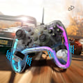 Miniatyrbilde 6 av 9: Kompatibel med Nintendo Switch osv. Kablet kablet gamepad-kontroller Transparent