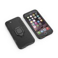 Miniatyrbild 6 av 8: iPhone SE/8/7/6/6S Hybrid skal med Finger Ring - Svart Svart