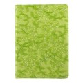 Miniatyrbillede 2 af 9: 360 graders roterende stativ Grapevine Pattern Case til iPad 9.7 (2017) - Grøn Green