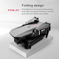 Miniatyrbillede 6 af 11: E88 Pro RC Drone med to kameraer dobbelt batterier Black