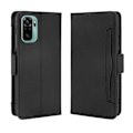 Pikkukuva 2 / 9: Lompakkoteline kääntökotelo Xiaomi Redmi Note 10S/Note 10 4G - Musta Black