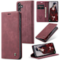 Miniatyrbillede 1 af 8: CASEME Retro Pung Taske til Samsung Galaxy A35 Red