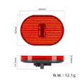 Miniatyrbillede 5 af 5: Til Scooter Xiaomi 4 Pro 4 Lite Plastic Lampeskærm Baglygtedæksel Red
