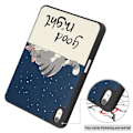 Miniatyrbillede 5 af 11: Tri-fold Stand Case for iPad 10.9 (2022) Tablet Cover Pen Holder - Cat Blue