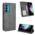 Pikkukuva 11 / 11: Wallet Stand Flip -puhelinkotelo Motorola Edge 20: lle - musta Black