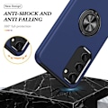 Miniatyrbillede 5 af 7: Samsung Galaxy S23+ Fingerring Kickstand Hybrid Taske - Blå Blue