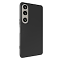 Miniatyrbild 3 av 7: För Sony Xperia 1 VII Skal Matt Finish Mjukt TPU Skyddsfodral Svart