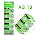 Miniatyrbillede 1 af 2: Alkalisk Knappcellbatteri SR54 / V389 / AG10 Storpack Silver