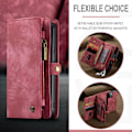 Miniatyrbillede 9 af 11: CASEME iPhone 13 Mini 2-in-1 Wallet Phone Shell - Red Red