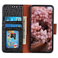 Miniatyrbillede 2 af 6: Til Sony Xperia 1 VI Tekstureret Split Pung Taske - Sort Black