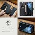 Pikkukuva 5 / 11: Samsung Galaxy S22 5G DG.MING Irrotettava 2-in-1-lompakkokuori Black