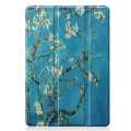 Pikkukuva 1 / 8: Apple iPad 10.2 (2019) Pattern PU kolminkertainen jalusta tablettikotelo - Kukka Multicolor