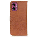 Miniatyrbillede 2 af 8: KHAZNEH tegnebogstaske til Motorola Moto G55 - Brun Brown