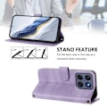 Pikkukuva 6 / 9: Motorola Edge 60 5G / 60 Fusion 5G Suojakotelot Lompakko Teline Retrokuvio Nahkainen Purple