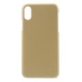Pikkukuva 9 / 9: Rubberized Plastic Hard Back Case for iPhone  X / XS Black