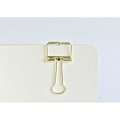 Pikkukuva 2 / 11: 3 Pcs Hollow Metal Binder Clips Home Office Paper Holder Small - Mixed Colours Gold