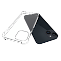 Miniatyrbillede 2 af 5: Til iPhone 15 Plus TPU+Akryl Anti-Drop Telefontaske Transparent