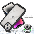 Miniatyrbild 4 av 5: För iPhone 15 Full Protection Skal Fodral 3-i-1 med skärmskydd Svart
