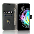 Miniatyrbillede 9 af 9: PU magnetisk tegnebog læderetui til Motorola Edge 20 Black