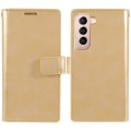 Miniatyrbillede 1 af 10: Samsung Galaxy S22+ MERCURY GOOSPERY Mansoor Wallet Case  - Gold Gold