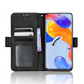 Miniatyrbillede 4 af 6: Til Xiaomi Redmi Note 11 ProMagnetisk flip-etui tegnebogsovertræk Black