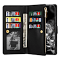 Miniatyrbilde 7 av 8: For Samsung Galaxy A26 5G Etui Stjernehimmel Gravert Lommebokdeksel Black